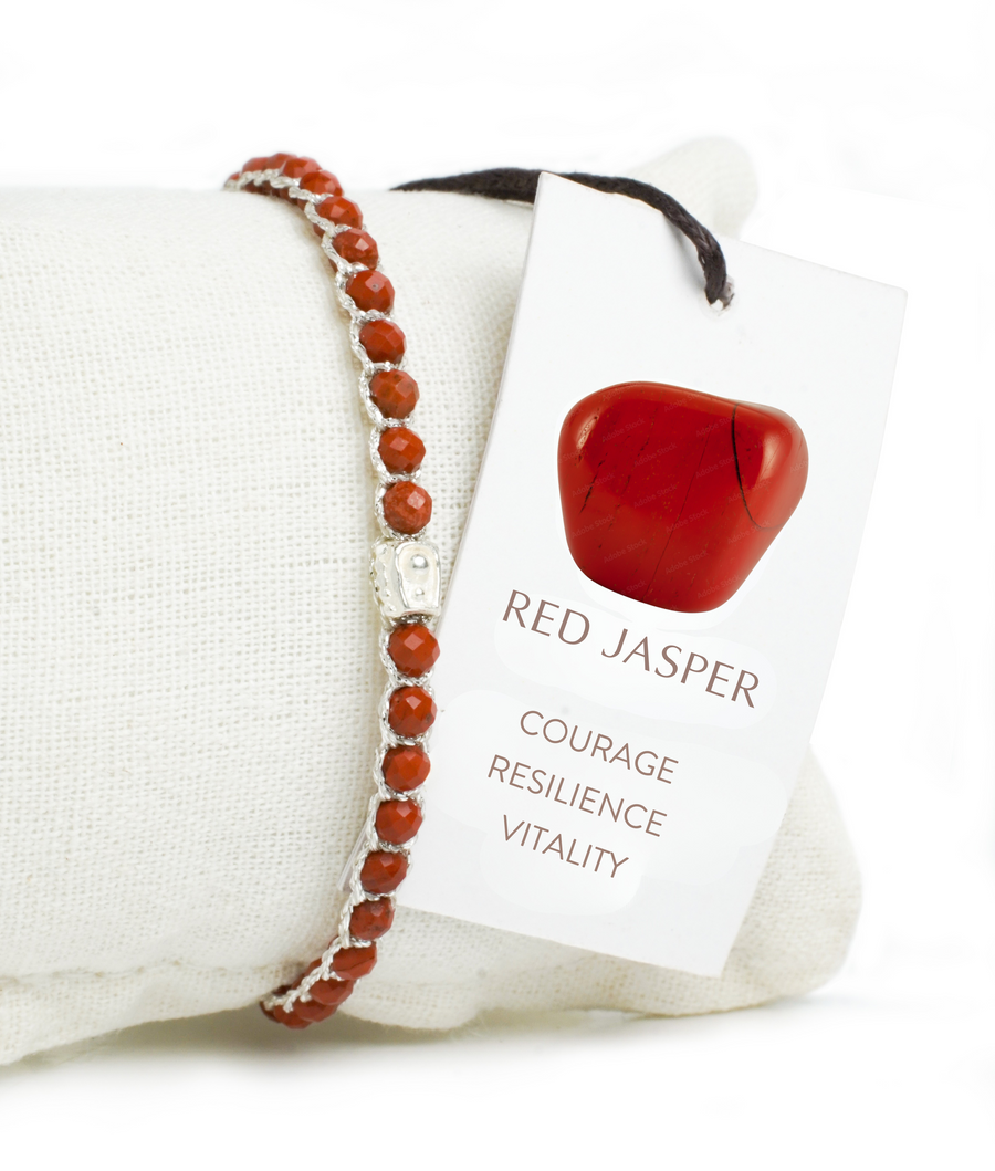 Red Jasper Bracelet | Silver