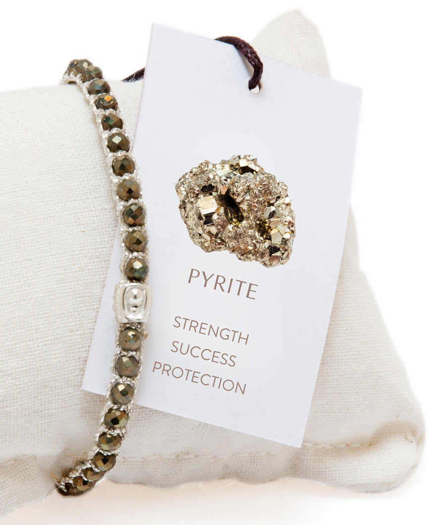 Original Pyrite Bracelet | Silver