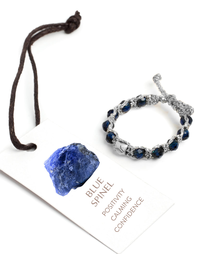 Blue Spinel Rings | Silver