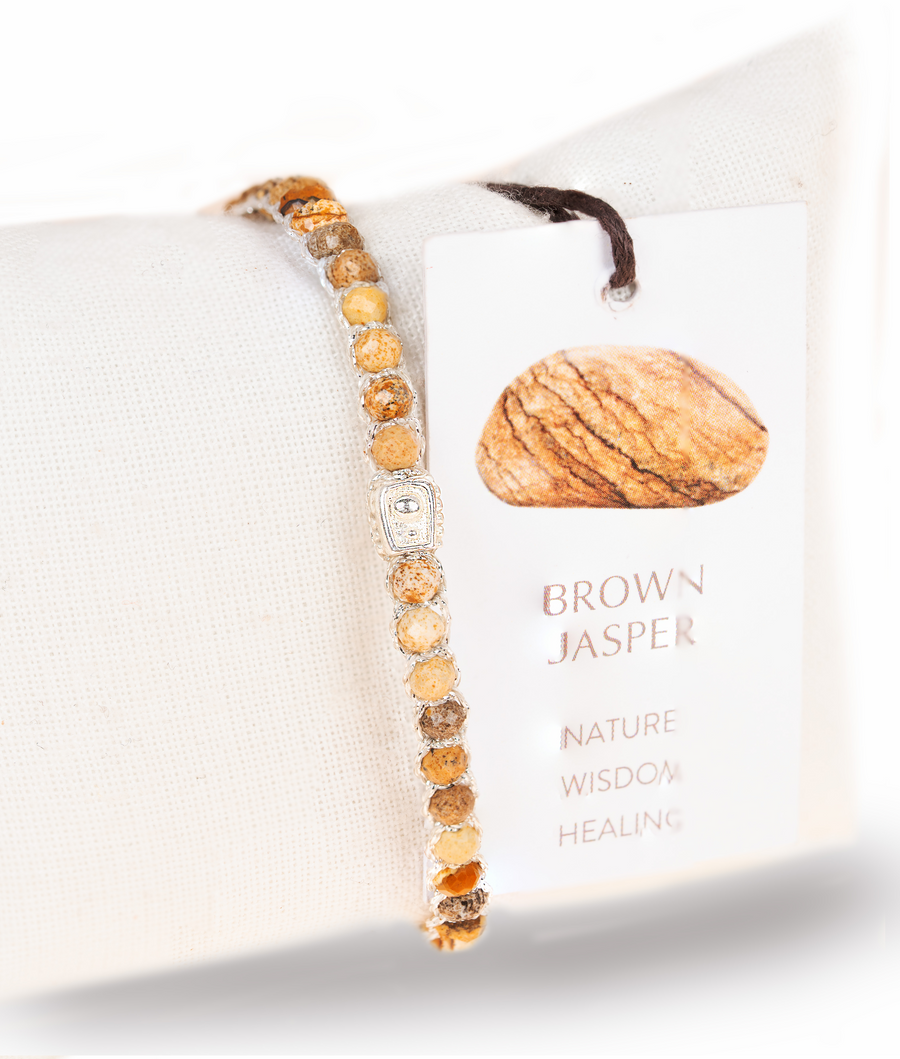 Brown Jasper Bracelet | Silver