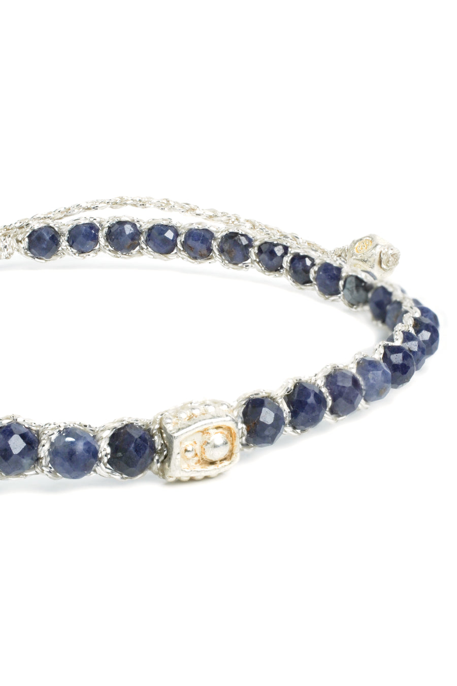 Blue Sapphire Bracelet | Silver