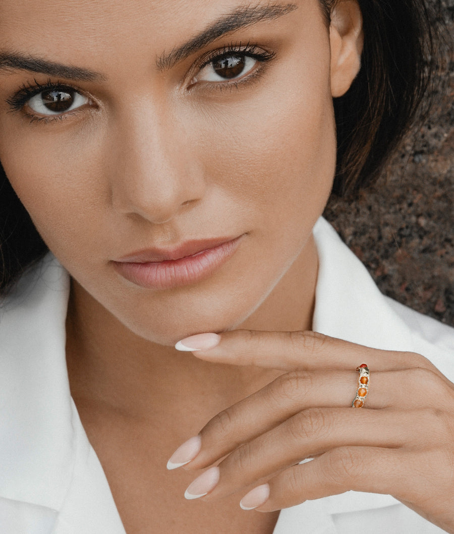 Carnelian From Brazil Rings | Silver