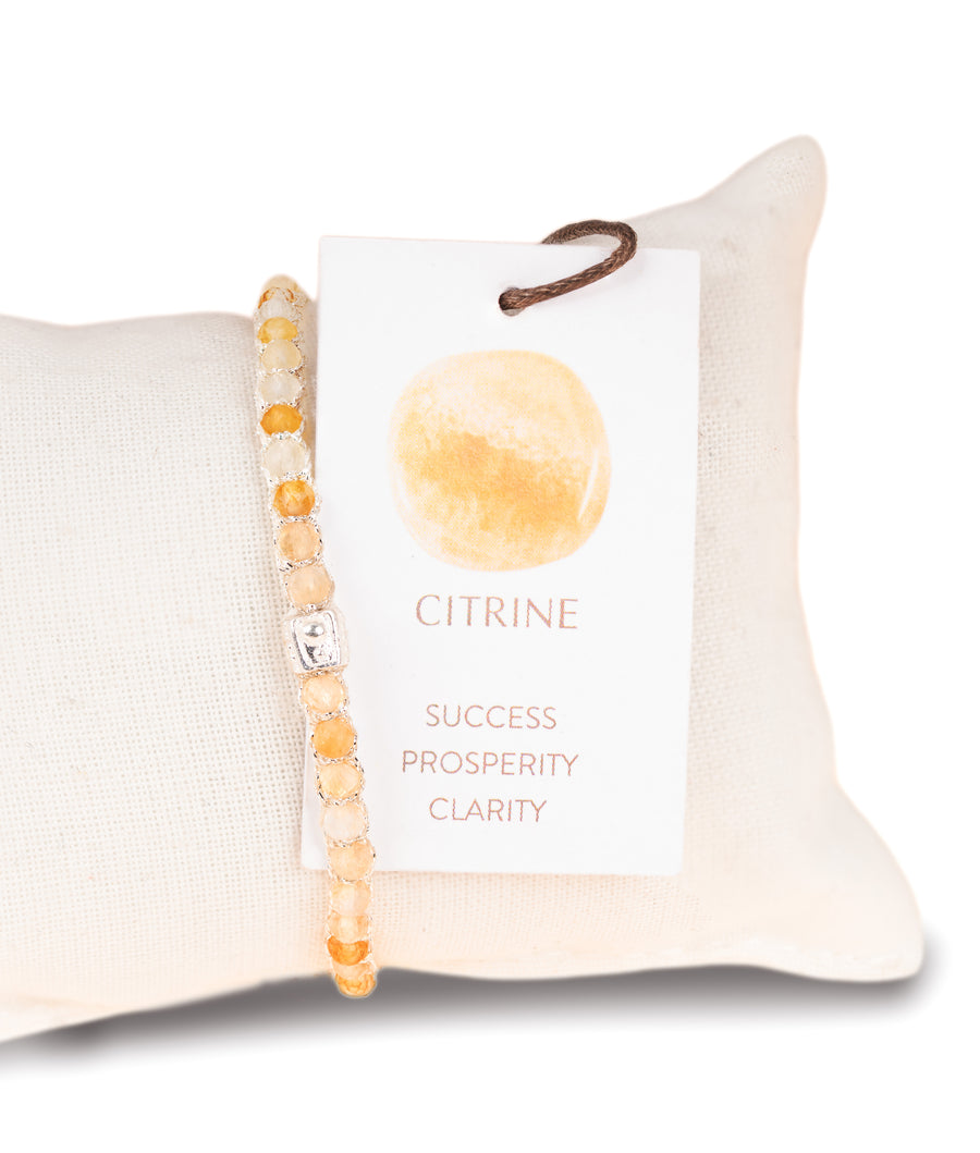 Citrine Brazil  Bracelet | Silver