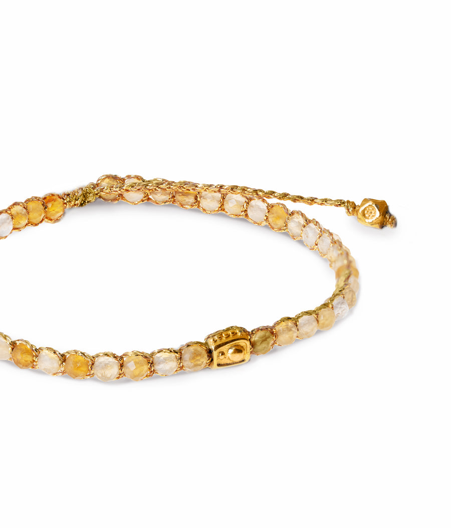 Citrine from Brazil Bracelet | Gold