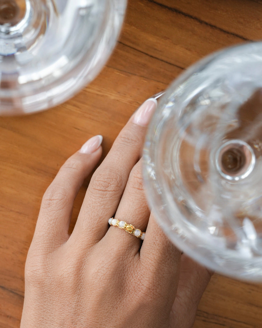 Moonstone Rings | Gold