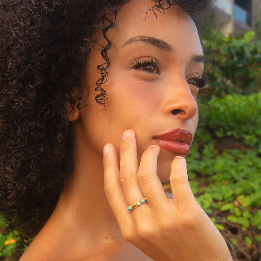 Turquoise Rings | Gold