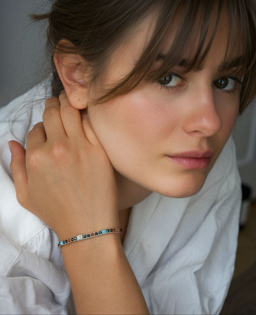 Rising Glow  Bracelet | Silver