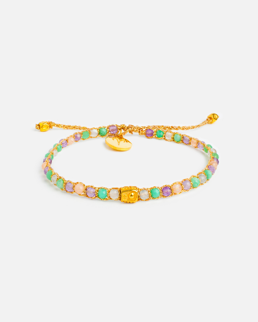 Aries April Bracelet  |  Gold