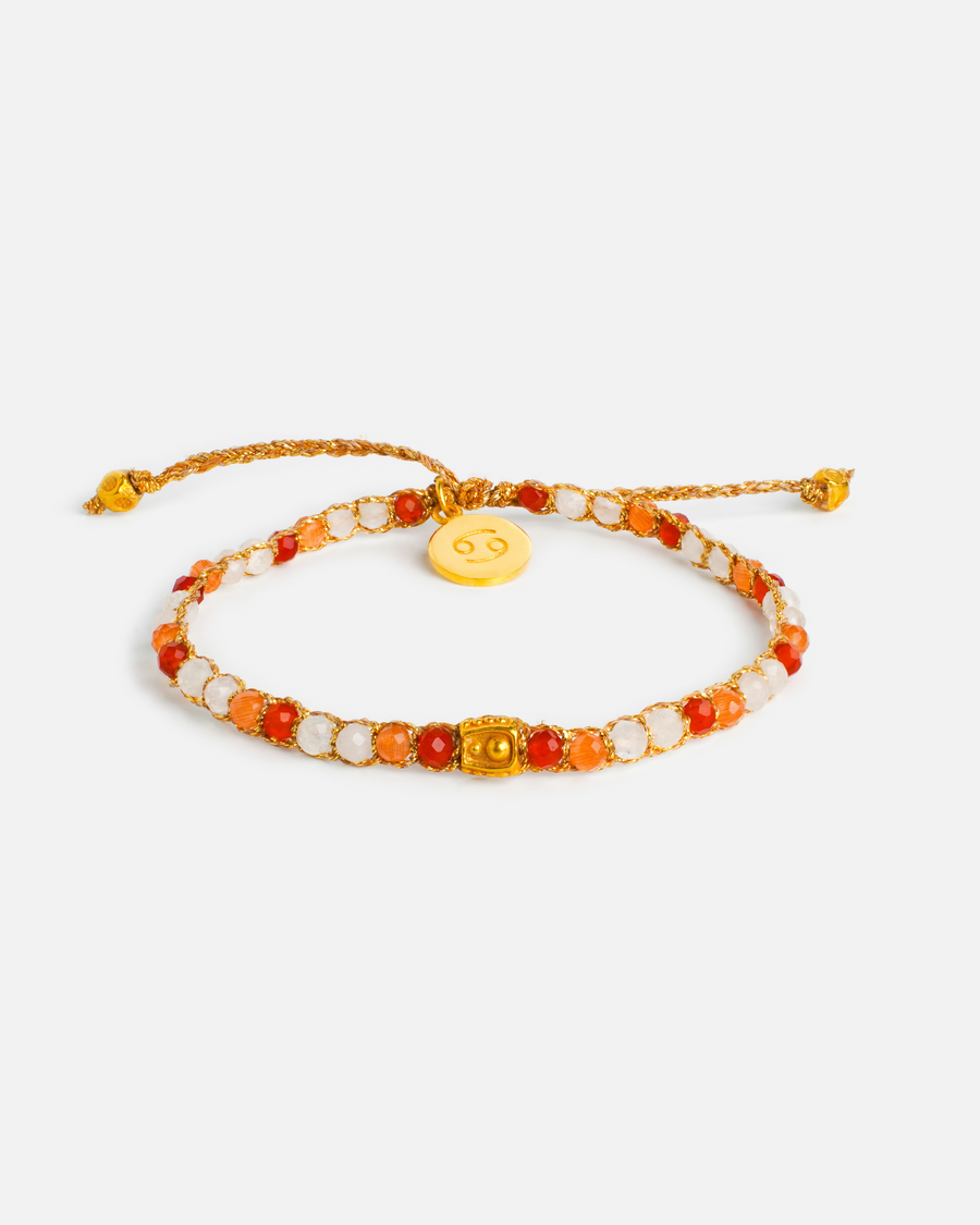 Cancer July Bracelet  |  Gold