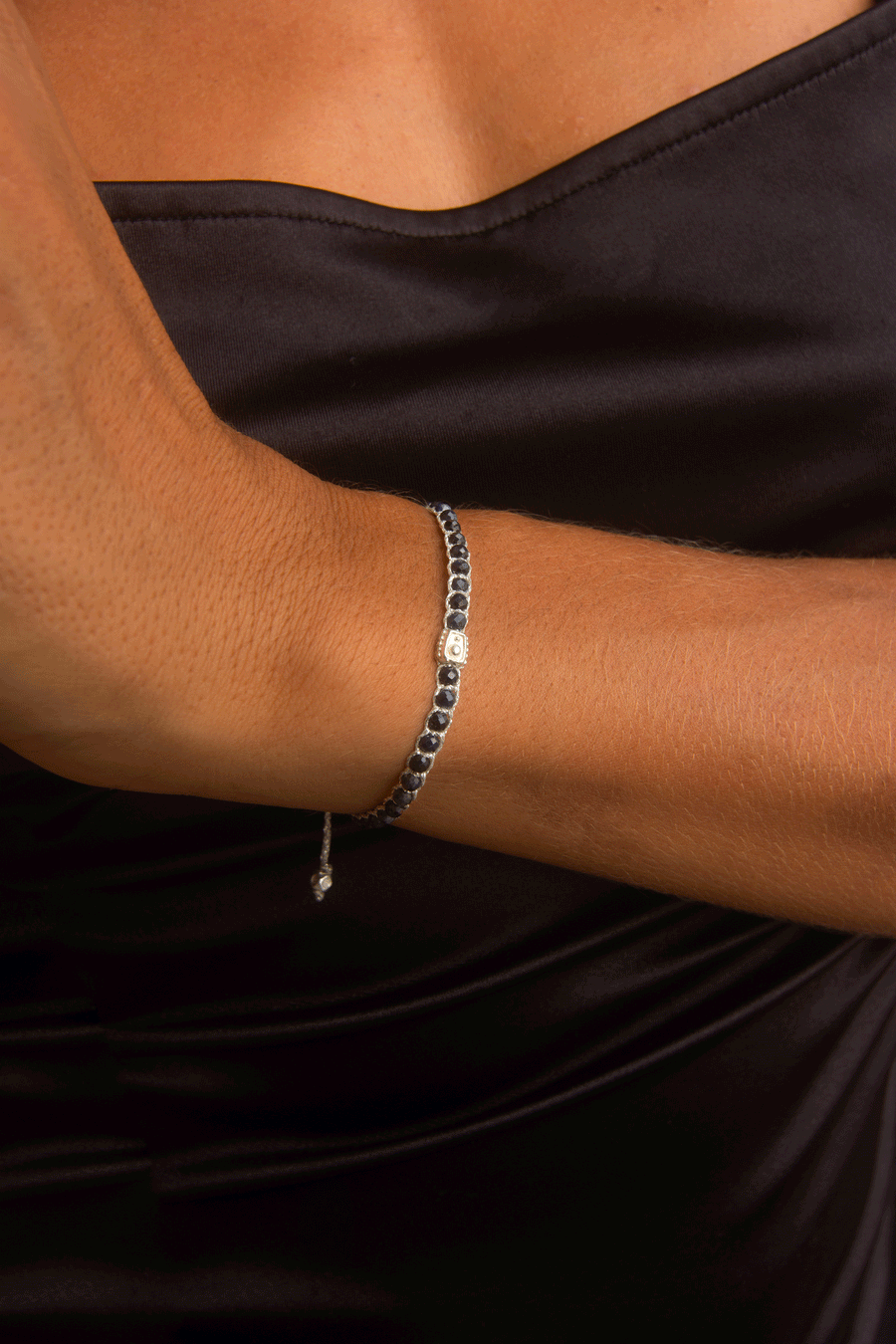 Blue Sapphire Bracelet | Silver