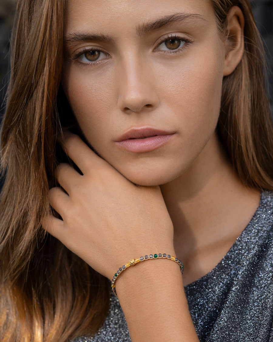 Jupiter Astral Cascade Bracelet | Gold