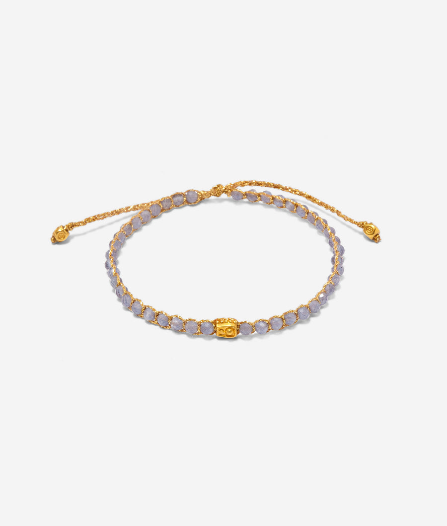 Lavender Amethyst from Zambia Bracelet | Gold