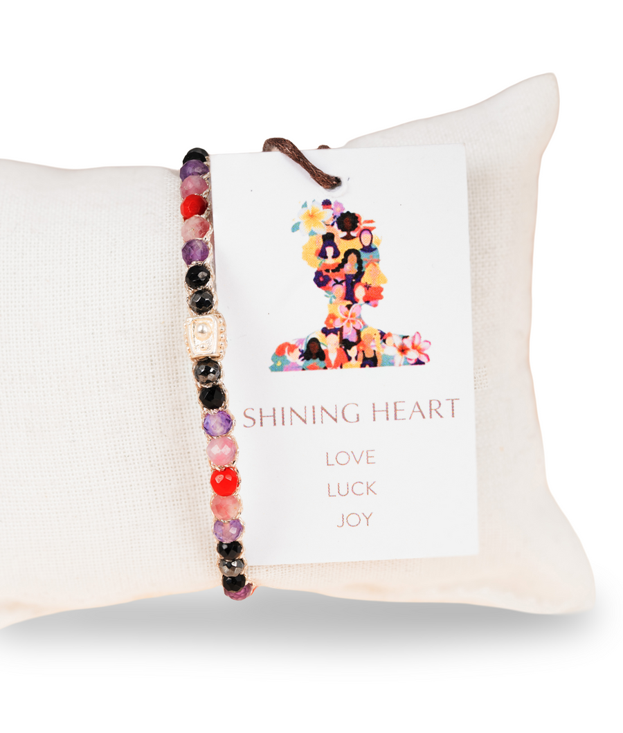 Shining Heart Bracelet | Silver