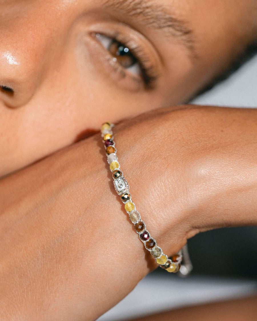 Ombre Golden Hour Bracelet | Silver - Samapura Jewelry