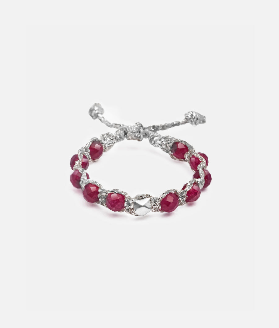 Red Aventurine Rings | Silver