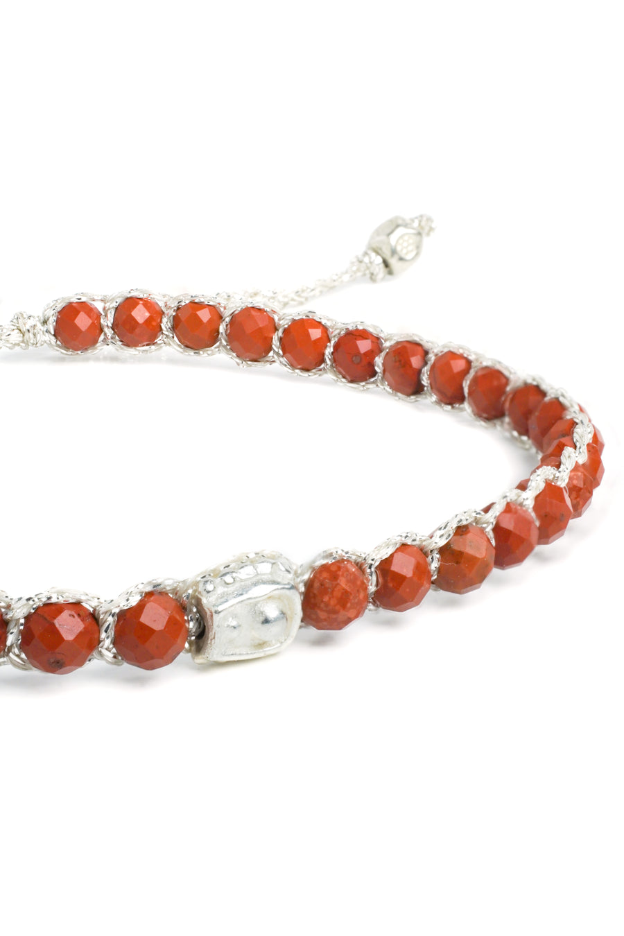 Red Jasper Bracelet | Silver