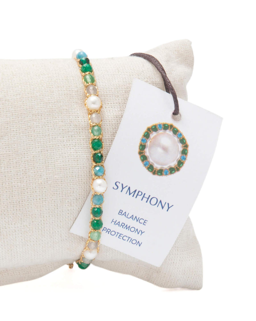 Fresh Water Pearl & Gemstone Bracelet | Symphony - Samapura Jewelry