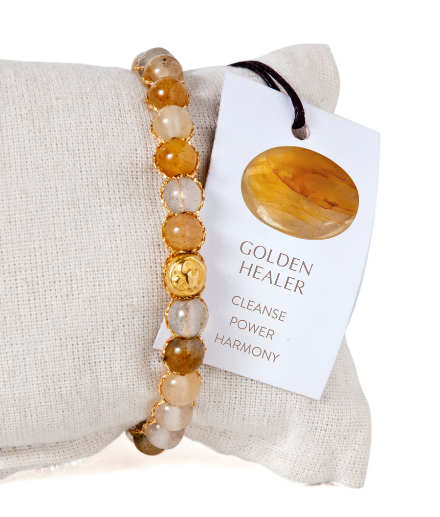 Golden Healer 6mm Bracelet | Gold