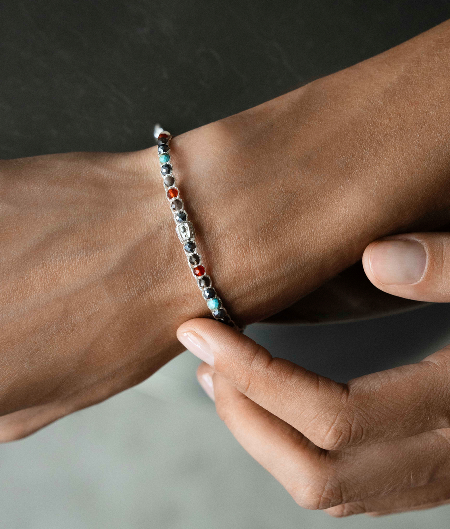 Rising Glow  Bracelet | Silver