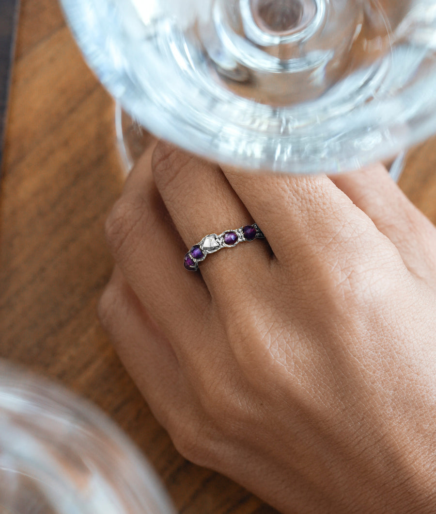Amethyst Rings | Silver
