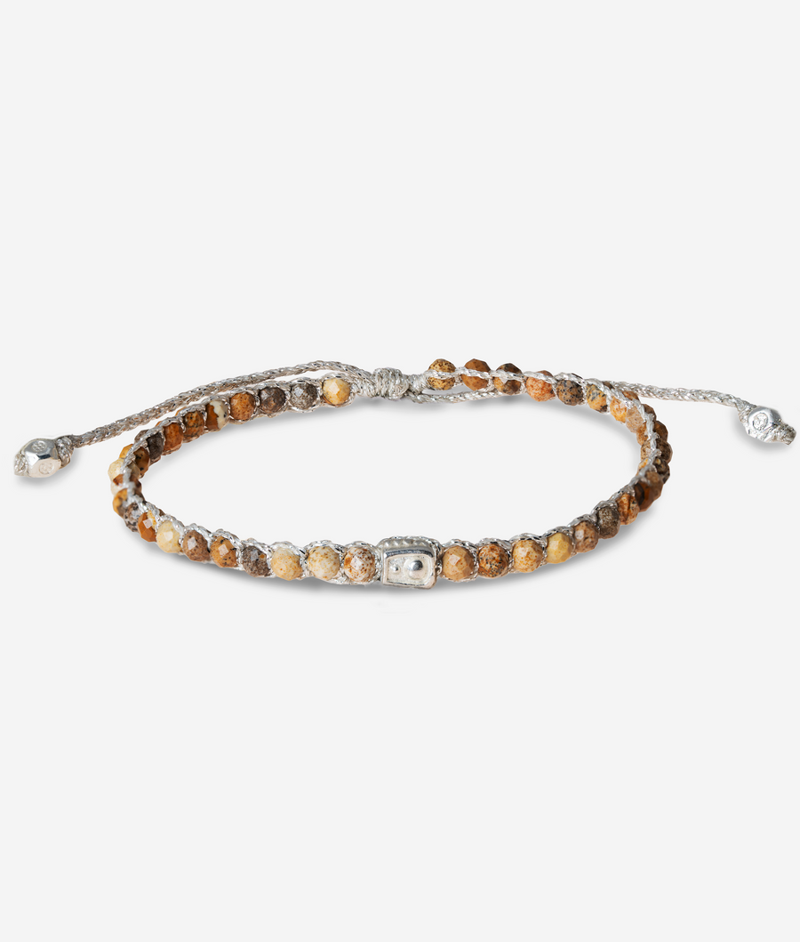 Brown Jasper Bracelet | Silver