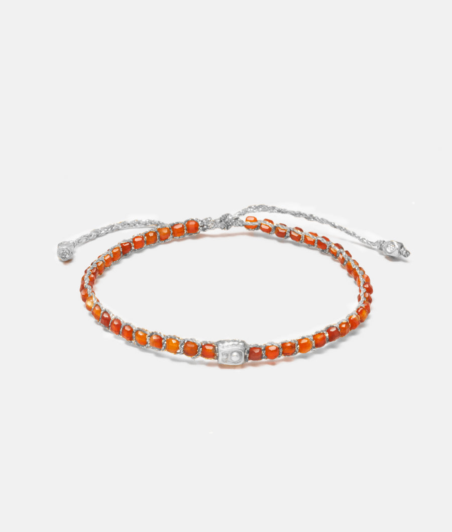 Carnelian from Mozambique Bracelet | Silver