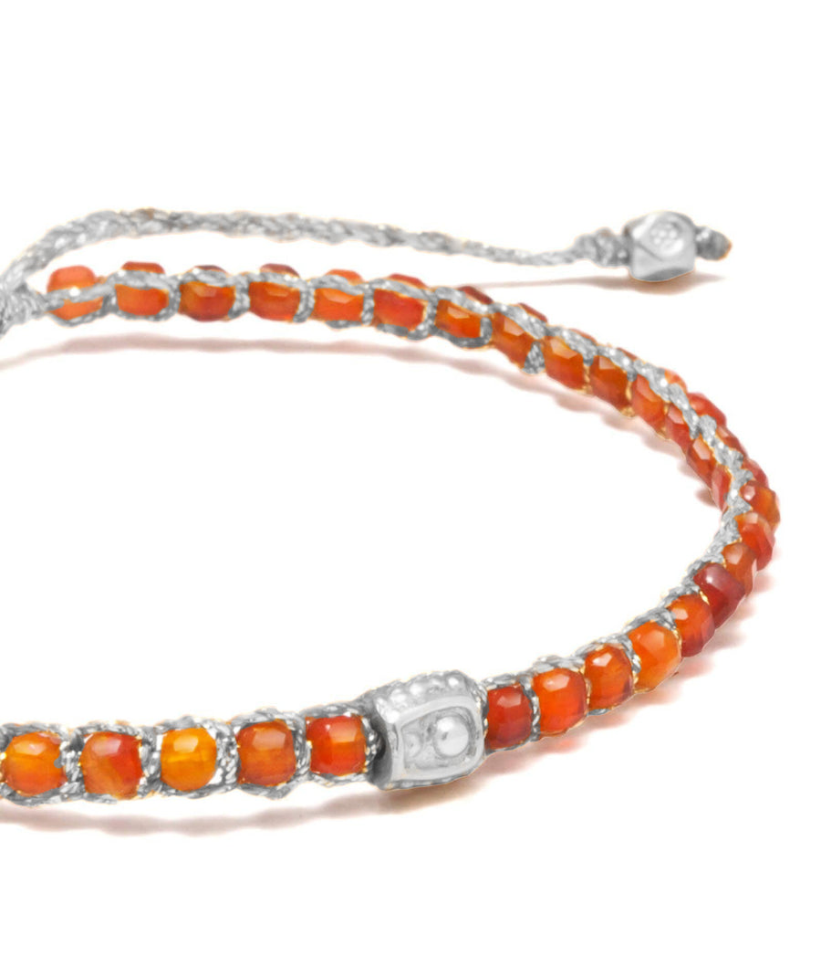 Carnelian from Mozambique Bracelet | Silver
