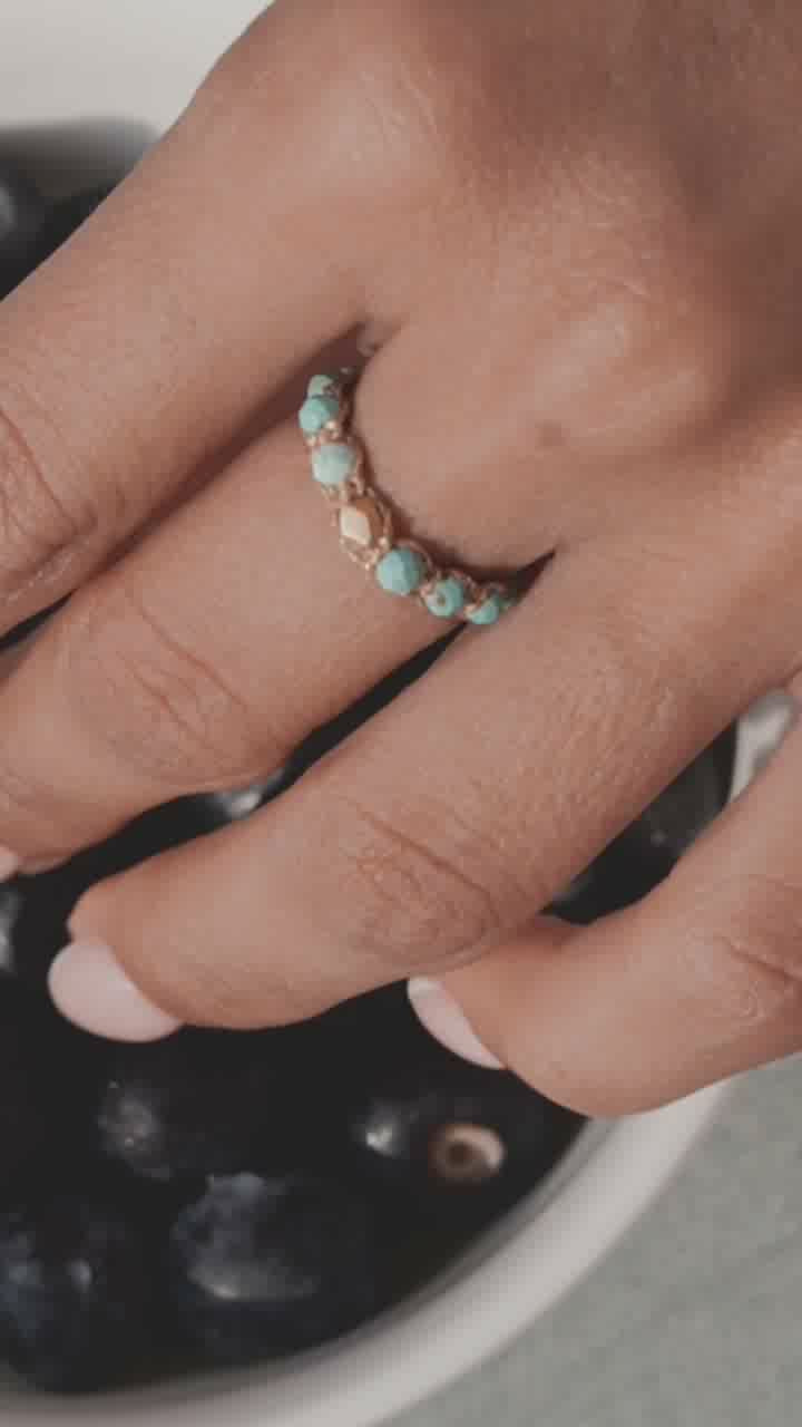 Turquoise Rings | Gold