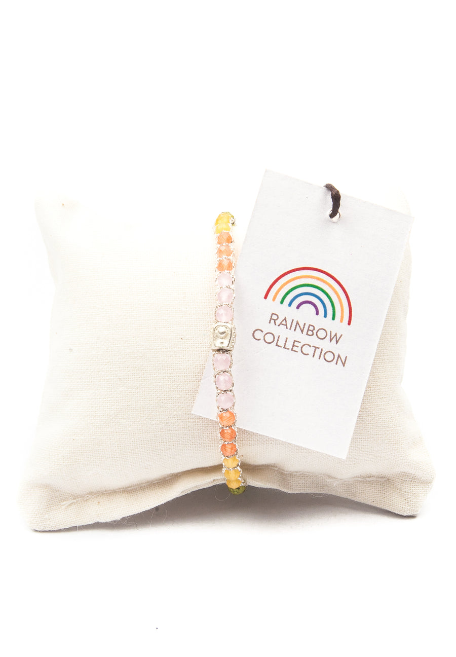 Gelang Rainbow Pastel | Perak