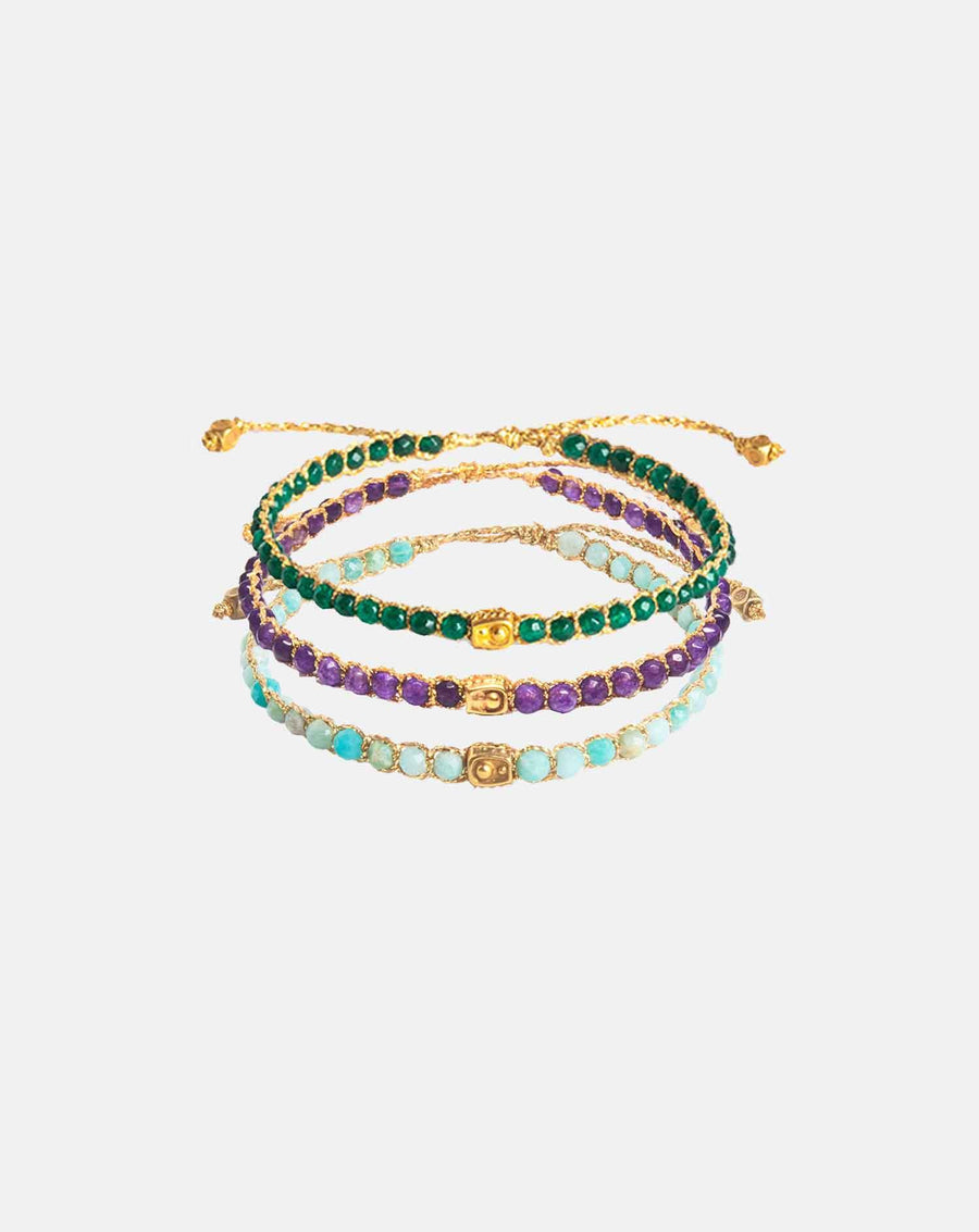 Graceful Stack Bracelets | Gold - Samapura Jewelry