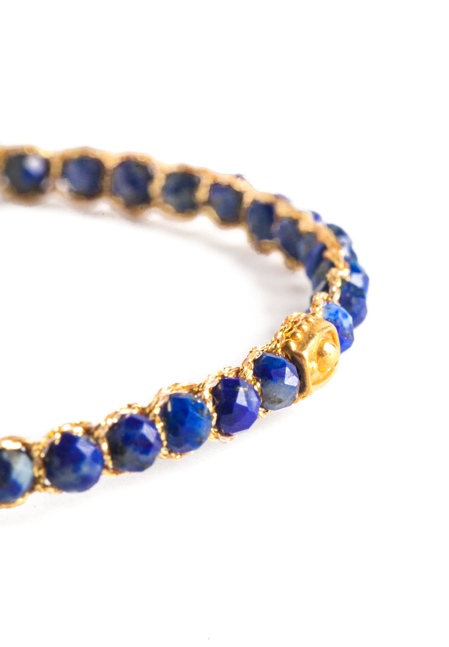 Gelang Lapis Lazuli | emas