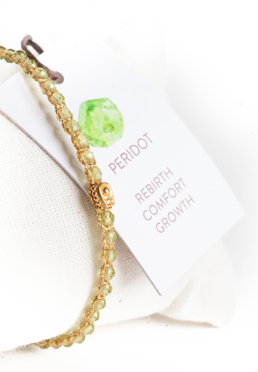 Peridot Bracelet | Gold