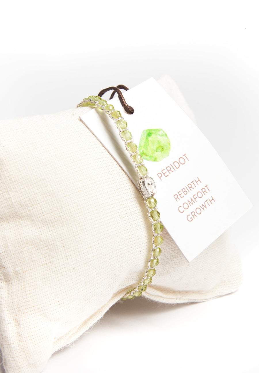 Peridot Bracelet | Silver