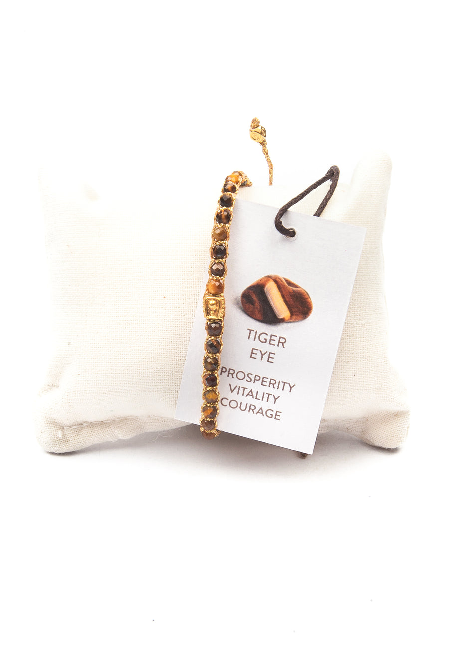 Tiger Eye Bracelet | Gold