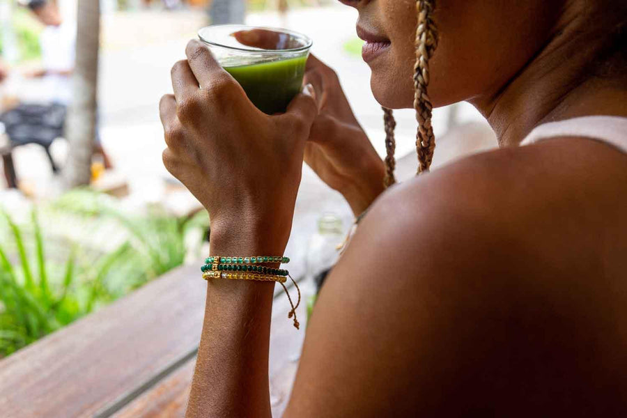 Elegant Stack Bracelets | Gold - Samapura Jewelry