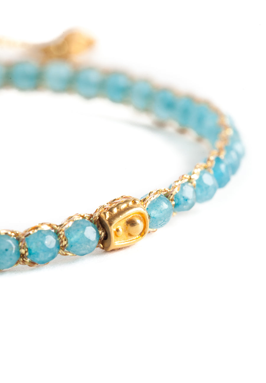 Apatite  Bracelet | Gold