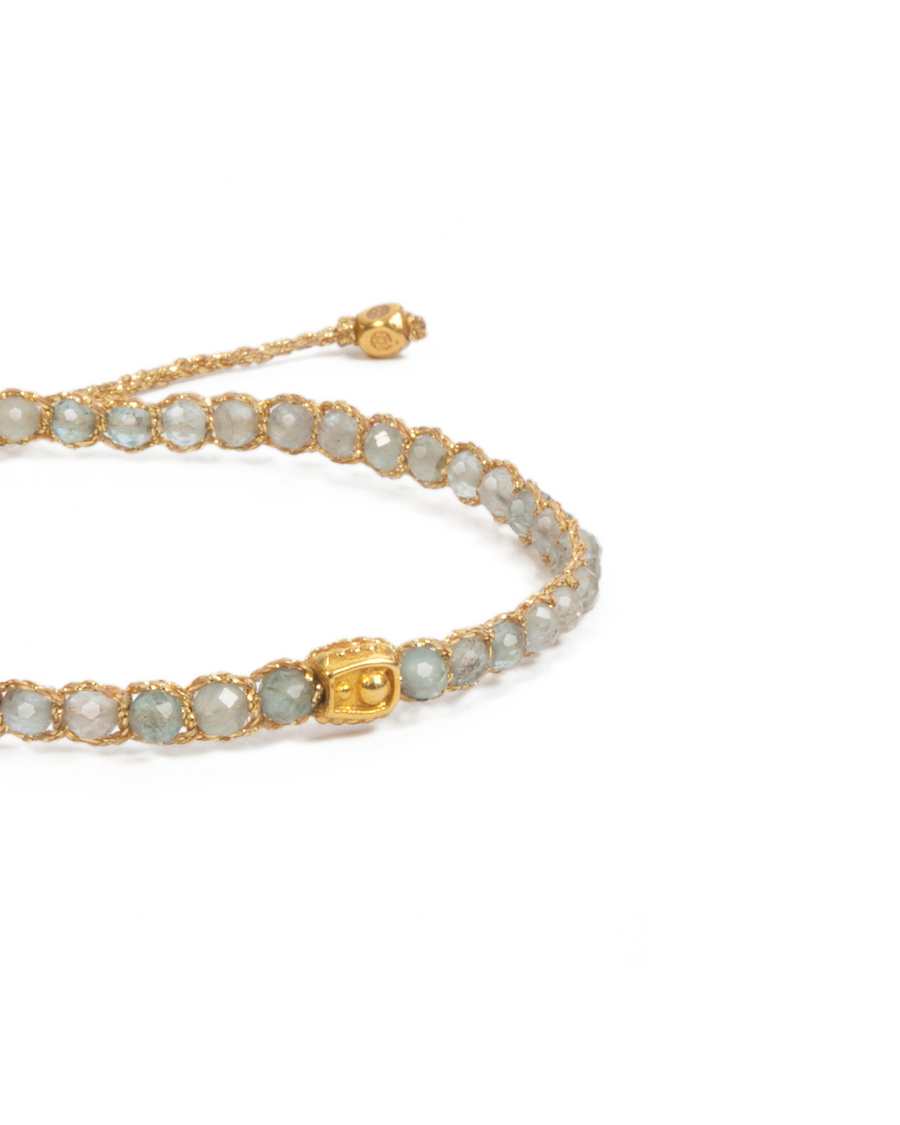 Light Apatite Bracelet | Gold