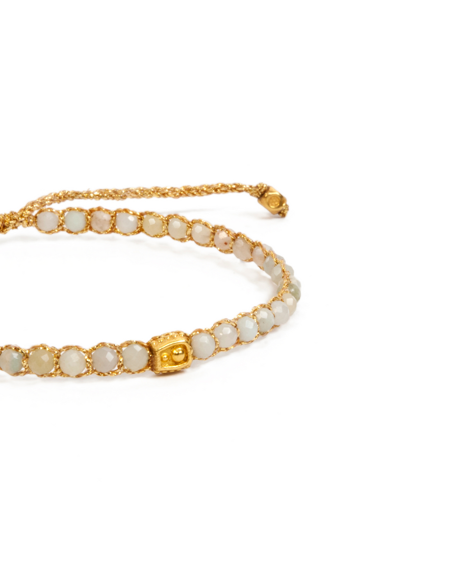 Aquamarine from Mozambique Bracelet | Gold