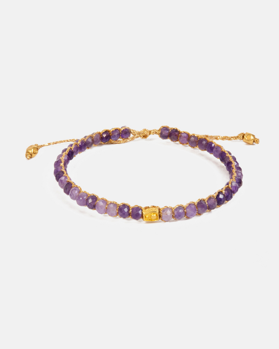 Amethyst From Brazil Bracelet | Gold