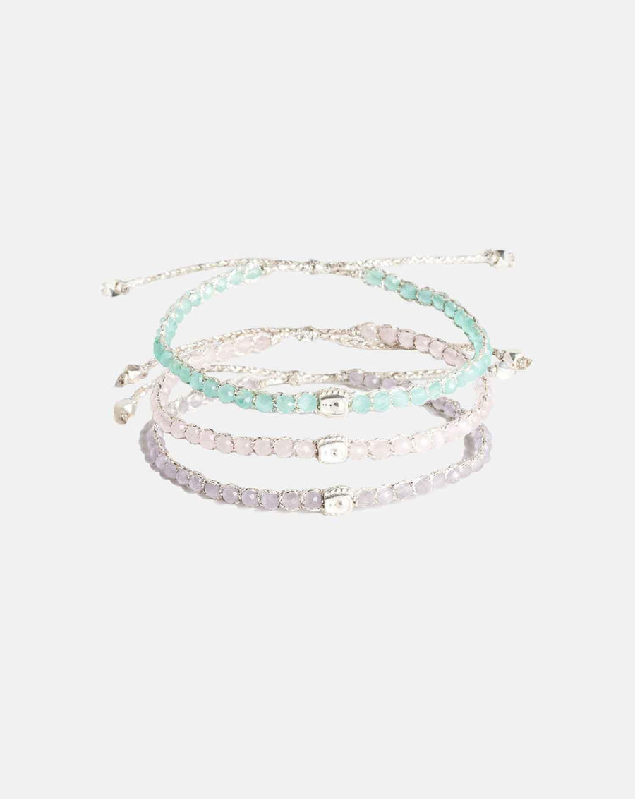 Ethereal Stack Bracelets | Silver - Samapura Jewelry