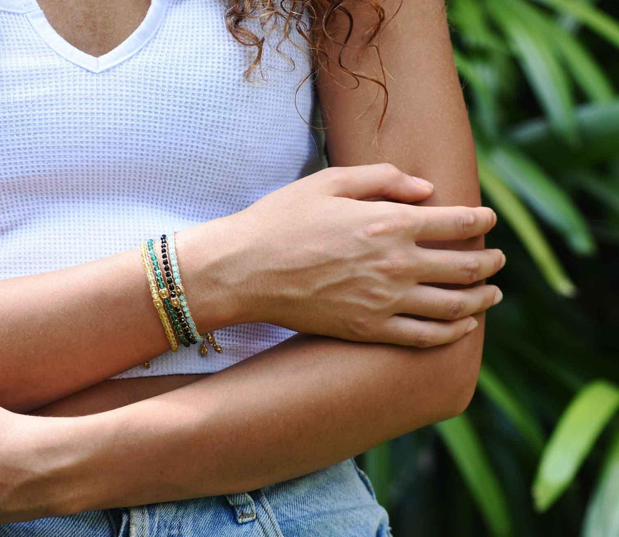 Beach Stack Bracelets | Gold - Samapura Jewelry