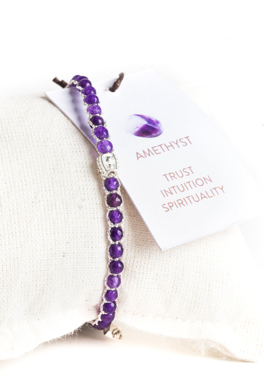 Gelang Amethyst | Perak