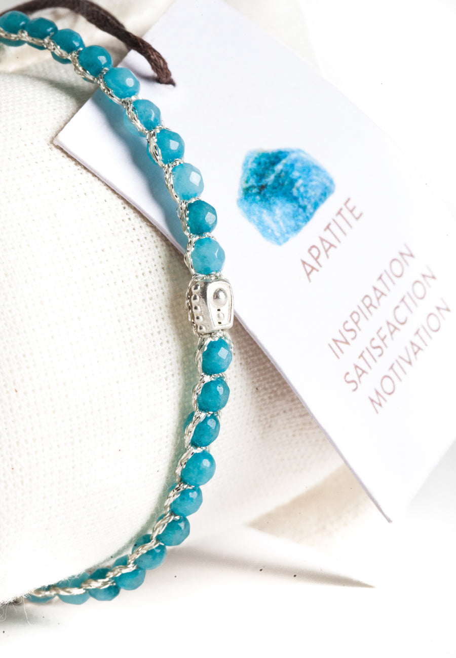 Apatite Bracelet | Silver