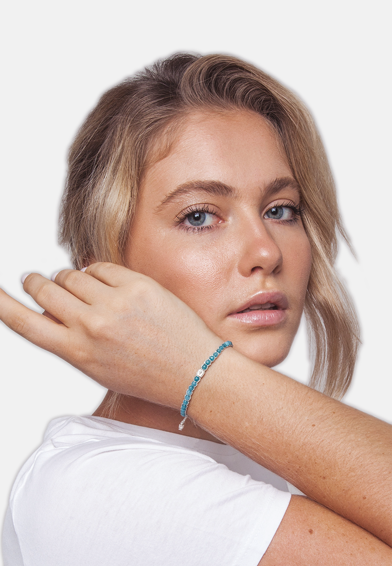 Apatite Bracelet | Silver