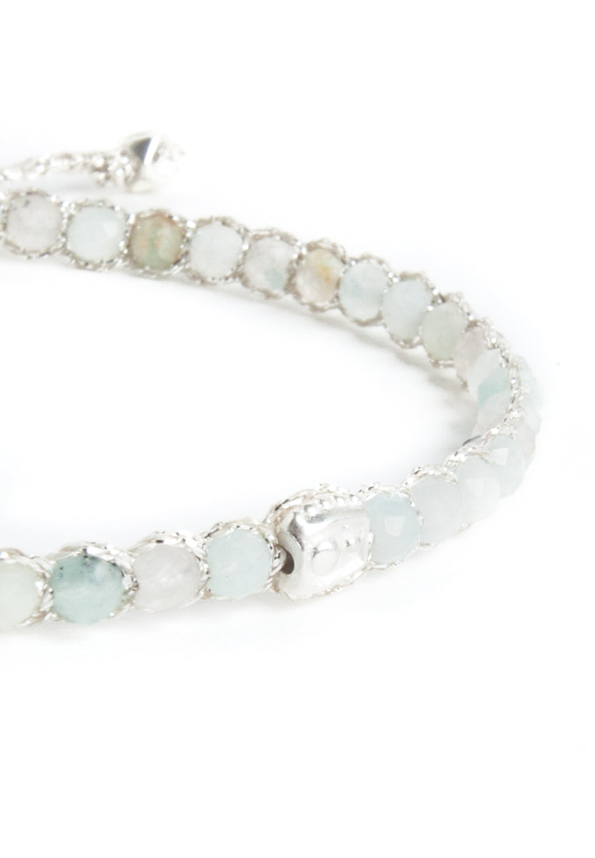 Gelang Aquamarine | Perak