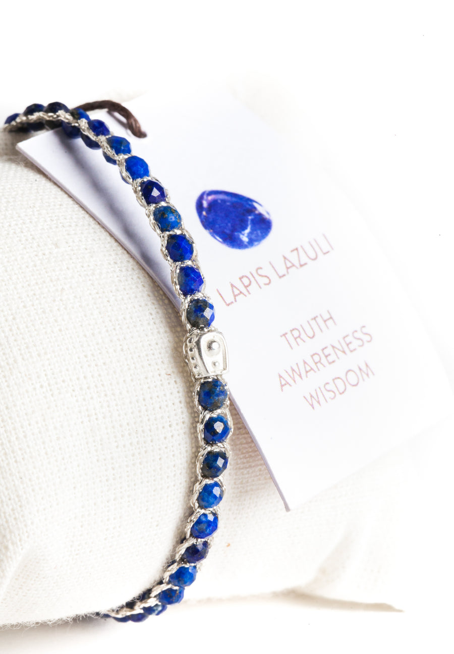 Lapis Lazuli Bracelet | Silver