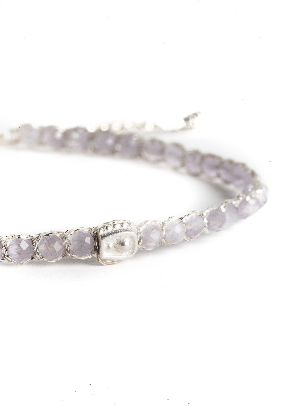 Lavender Amethyst from Zambia Bracelet | Silver