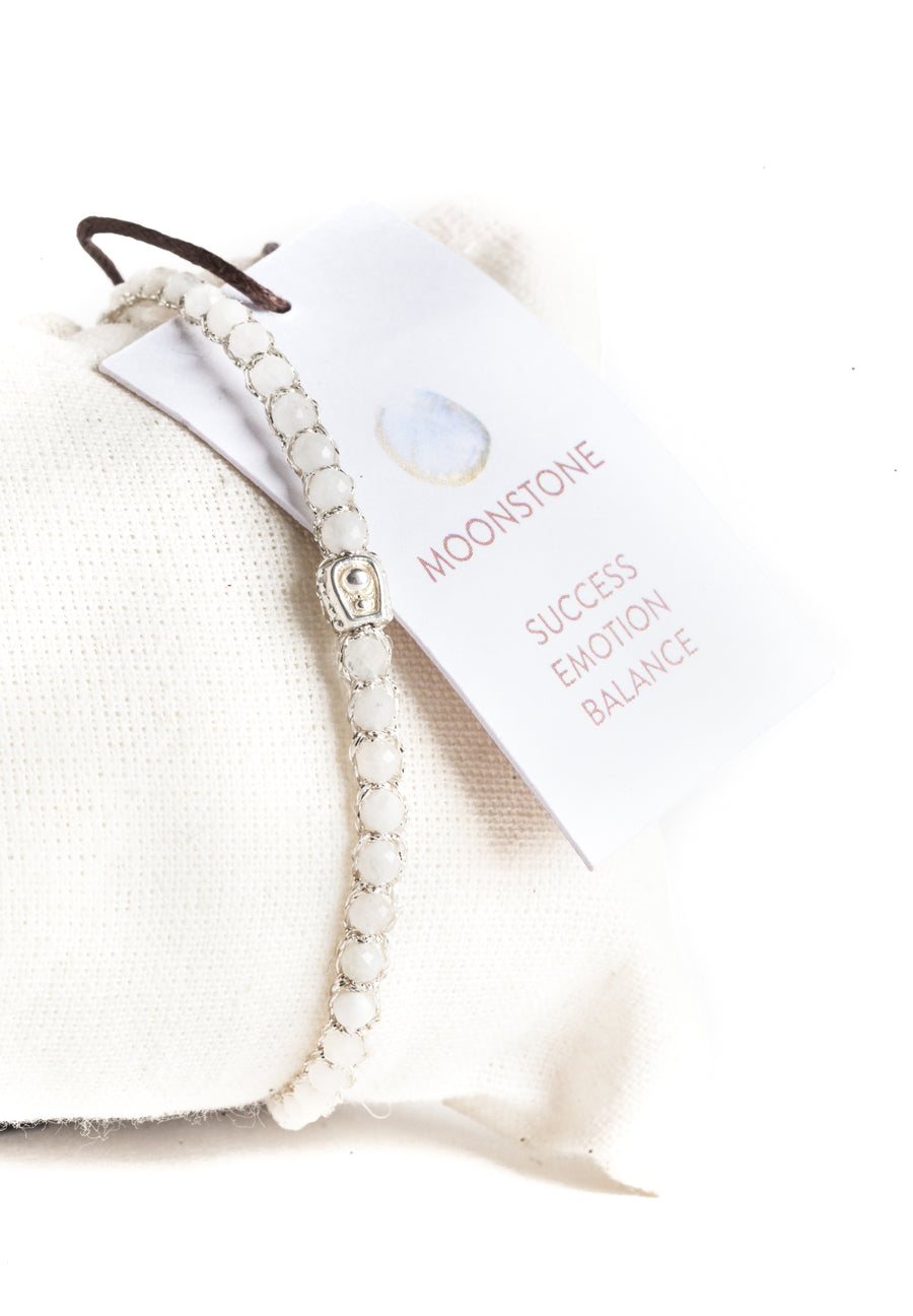 Moonstone Bracelet  | Silver