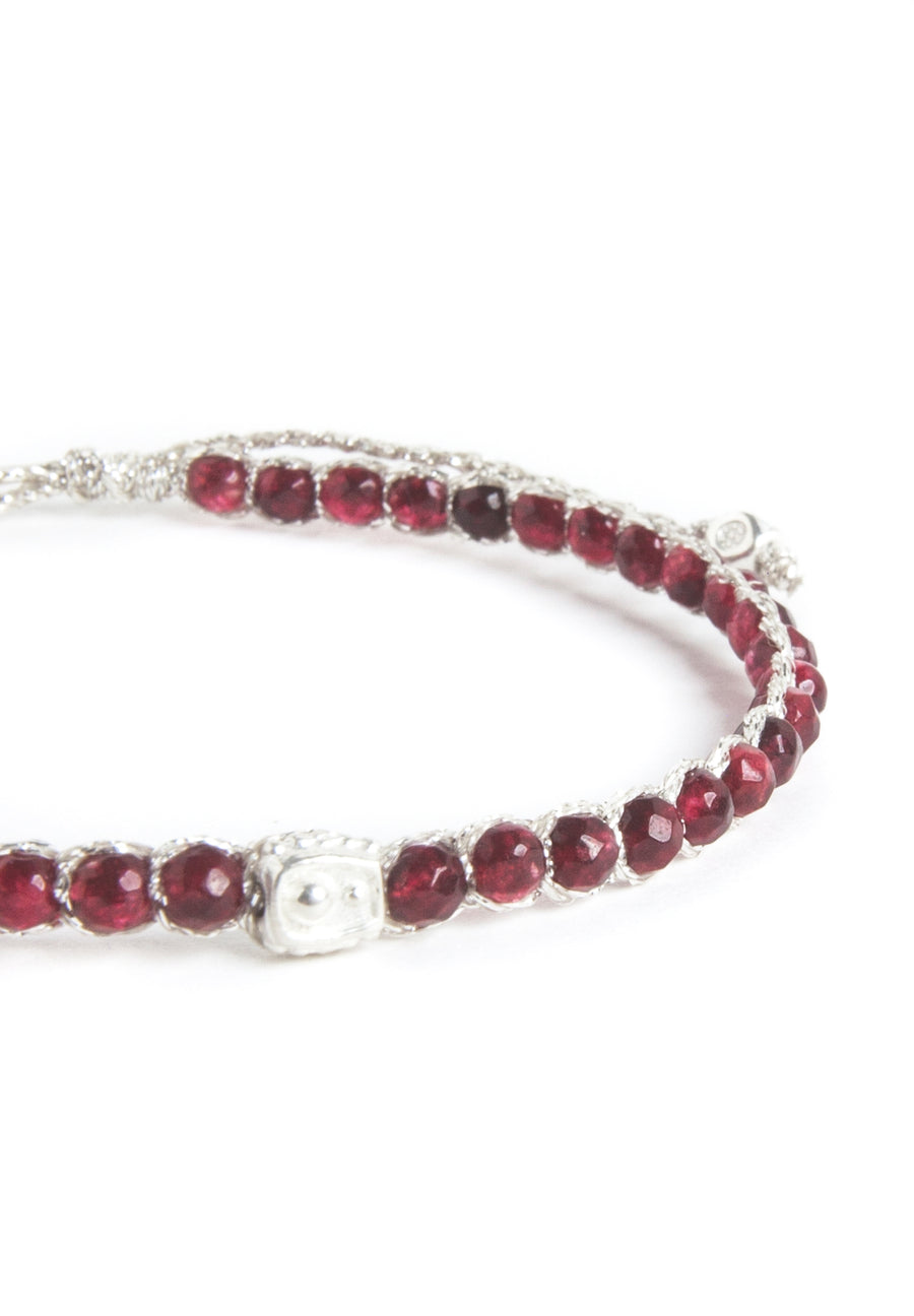 Gelang Ruby | Perak