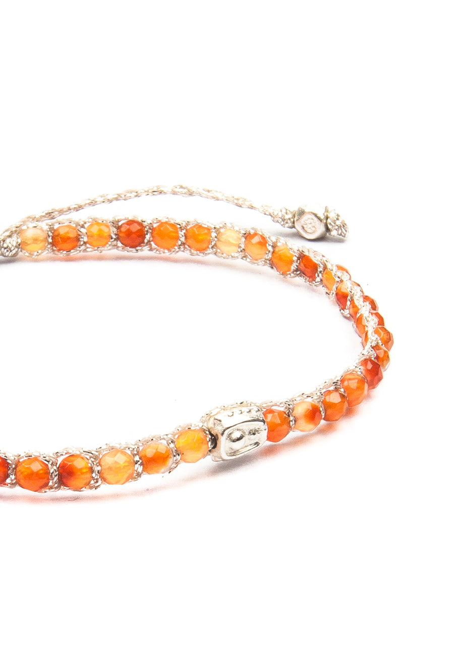 Carnelian From Brazil Bracelet | Silver